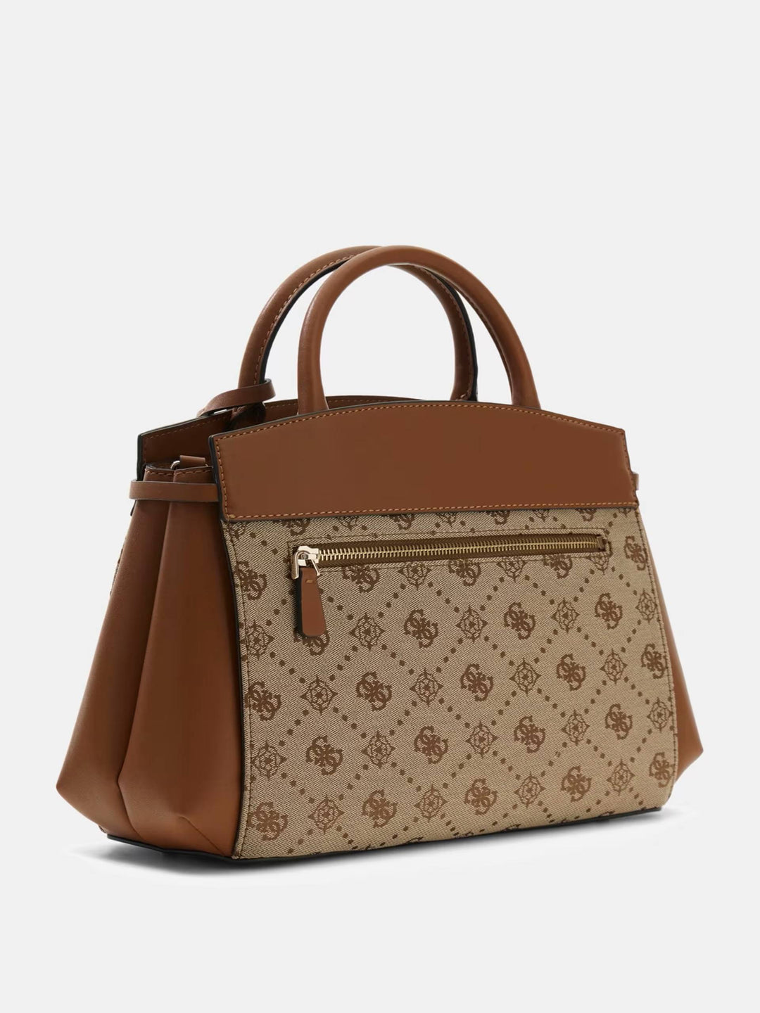 MELINDA LOGO TRIPLE COMPARTMENT SATCHEL BAG