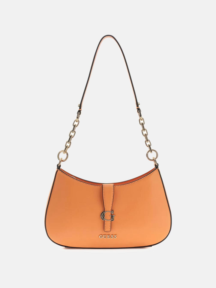CARRIE TOP ZIP SHOULDER BAG