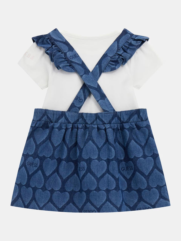 INFANT GIRL - BODY AND DENIM SKIRT SET