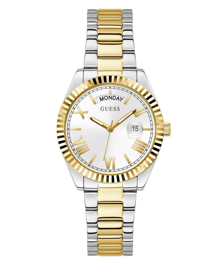 Luna Ladies 2-Tone Analog Watch - Guess?