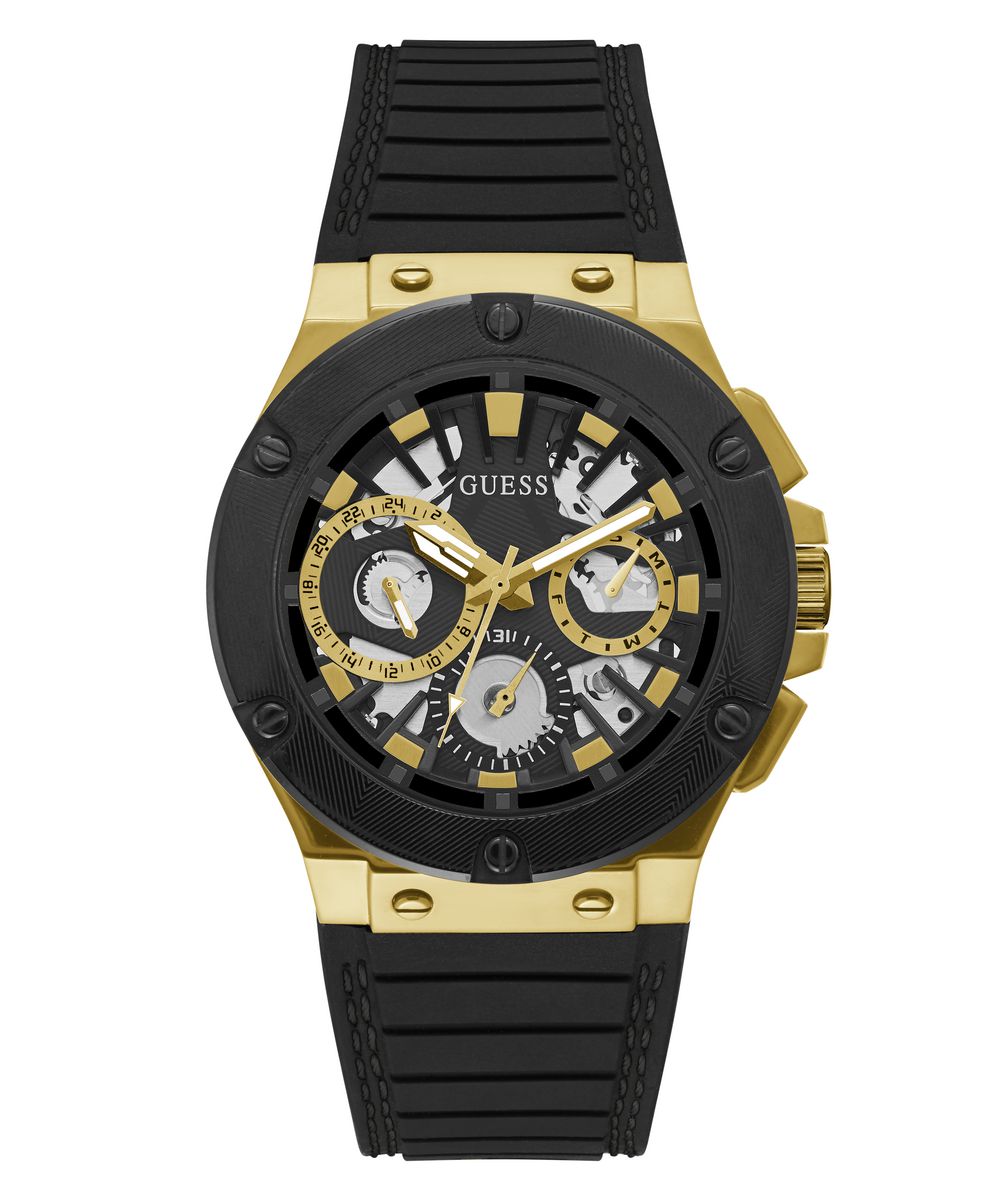 Circuit Mens Black Analog Watch - Guess?