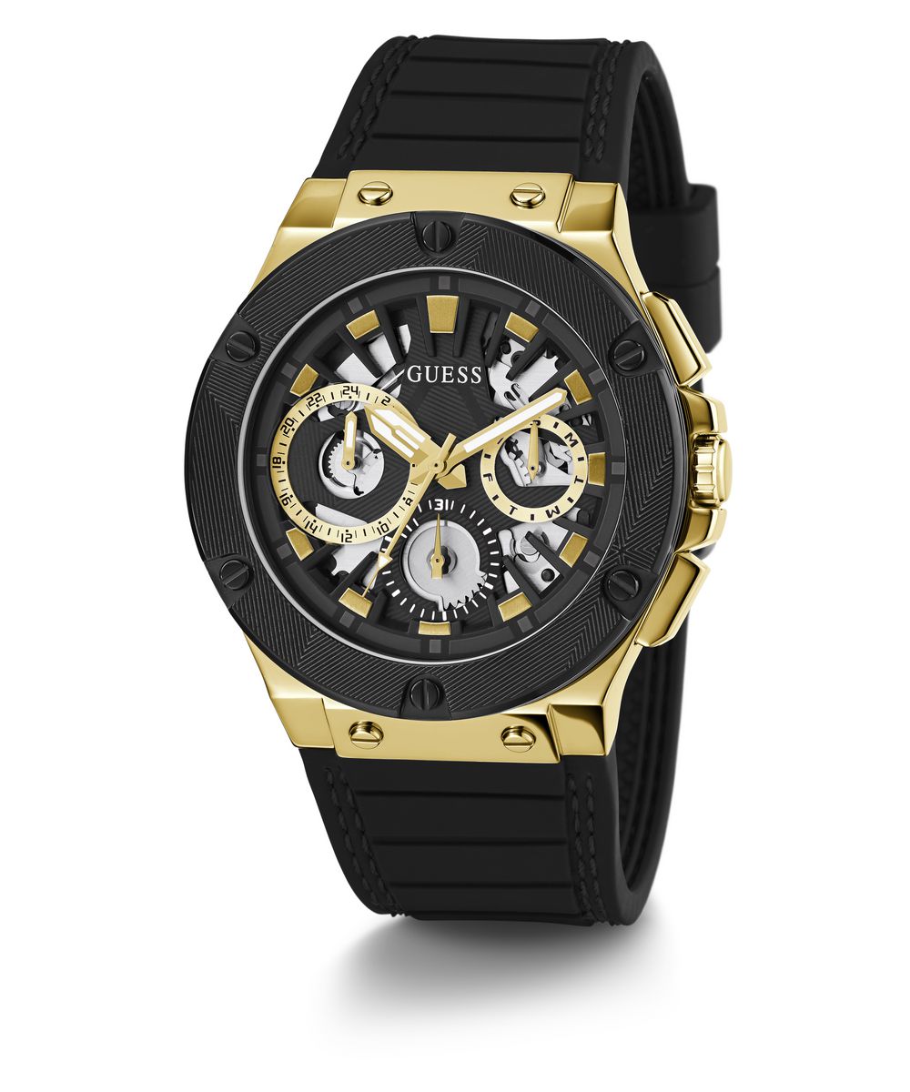 CIRCUIT MENS BLACK ANALOG WATCH