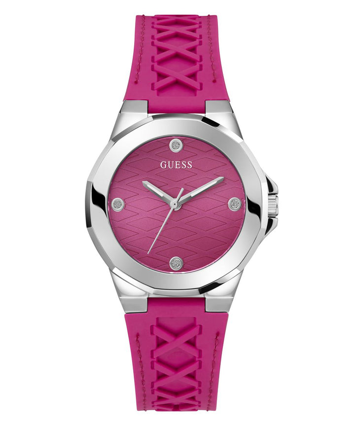 Corset Ladies Pink Analog Watch - Guess?