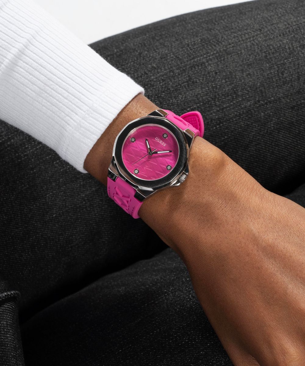 CORSET LADIES PINK ANALOG WATCH