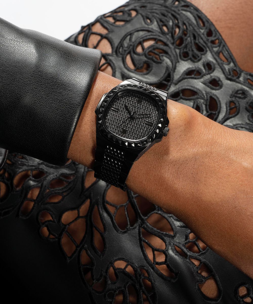 REBELLIOUS LADIES BLACK ANALOG WATCH