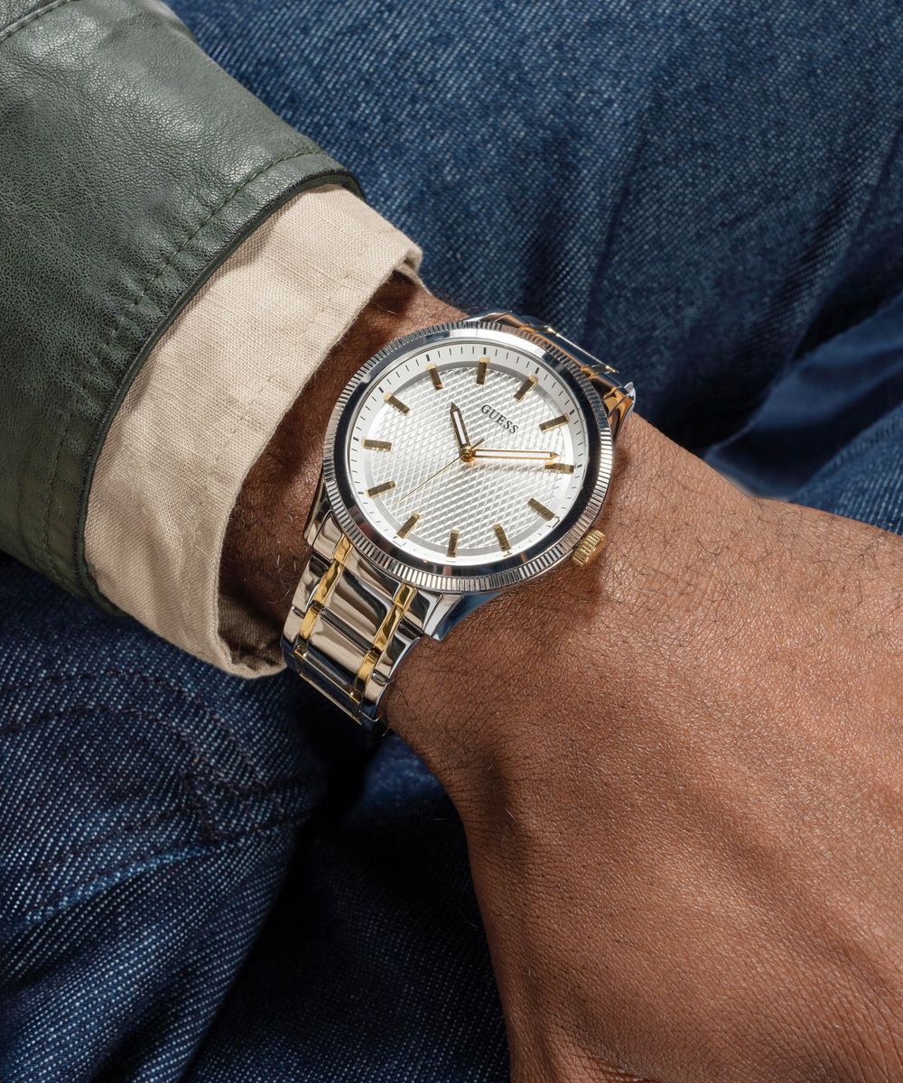 DEX MENS 2-TONE ANALOG WATCH