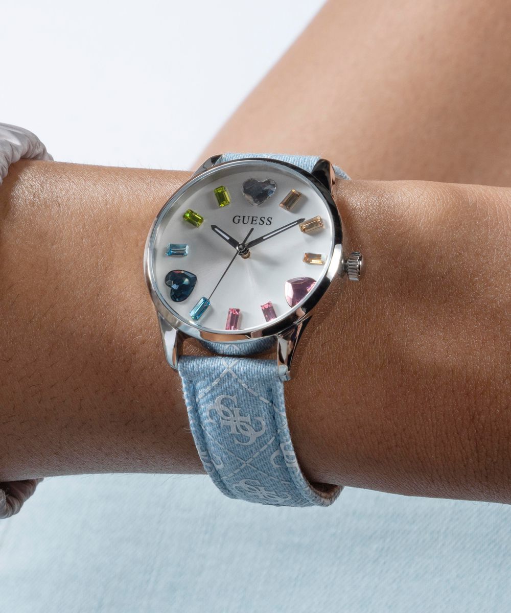 CANDY HEARTS LADIES BLUE ANALOG WATCH