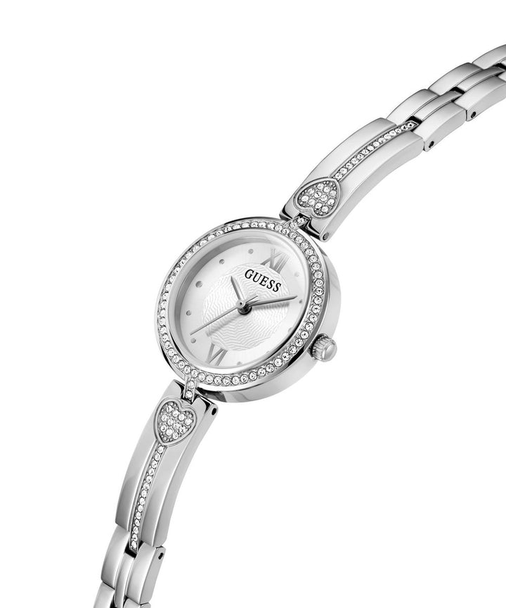 LOVEY LADIES SILVER TONE ANALOG WATCH