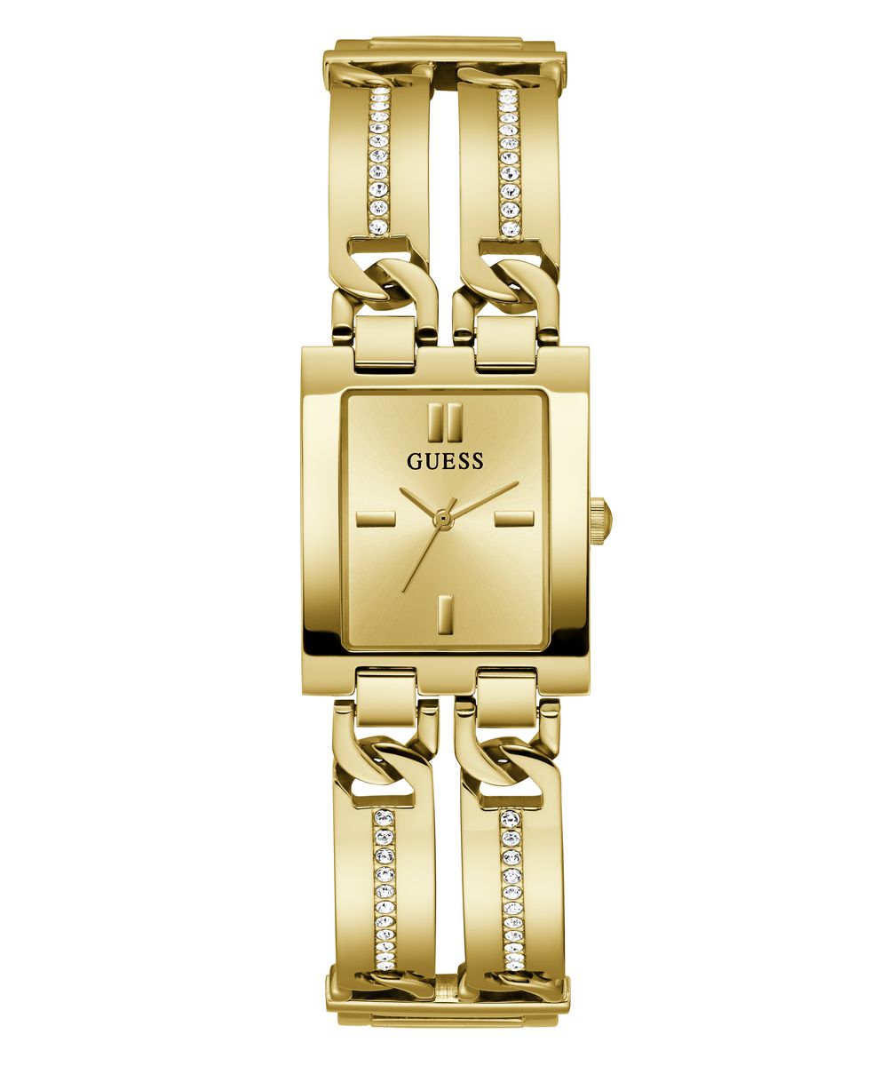 Mod Id Ladies Gold Tone Analog Watch - Guess?