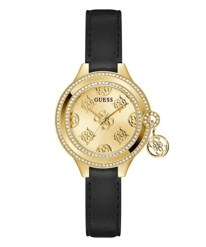 Charmed Ladies Black Analog Watch - Guess?