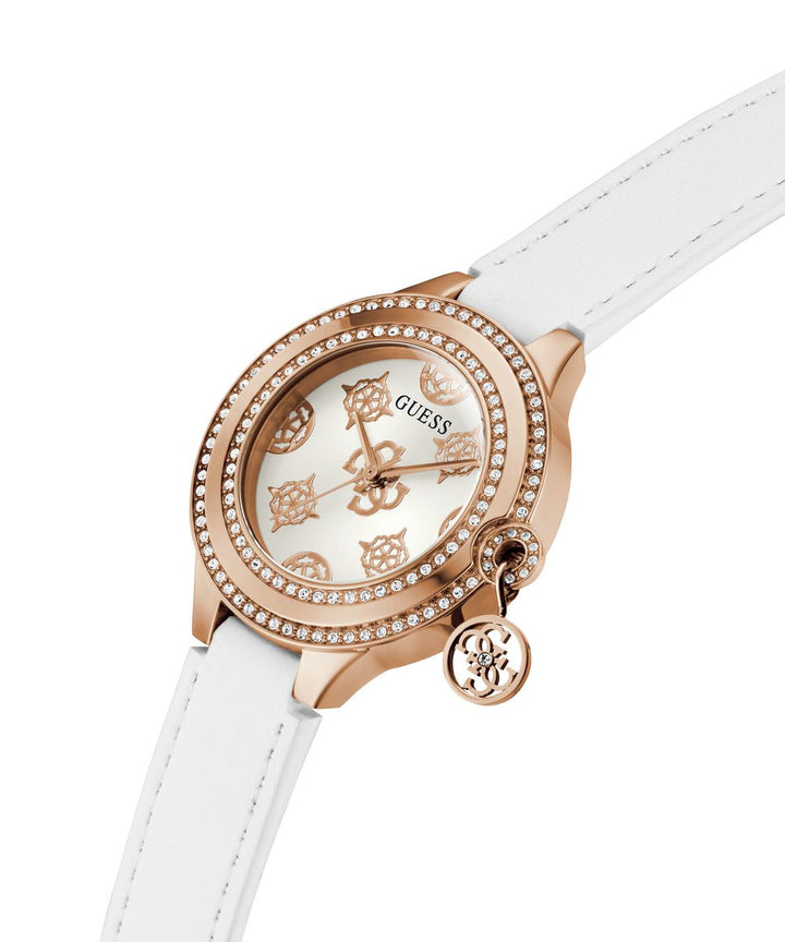 CHARMED LADIES WHITE ANALOG WATCH