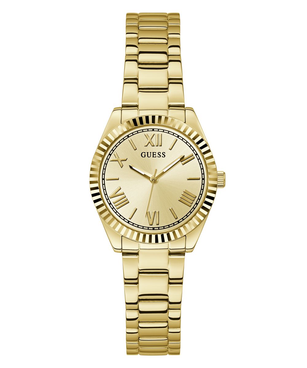 Mini Luna Ladies Gold Tone Analog Watch - Guess?