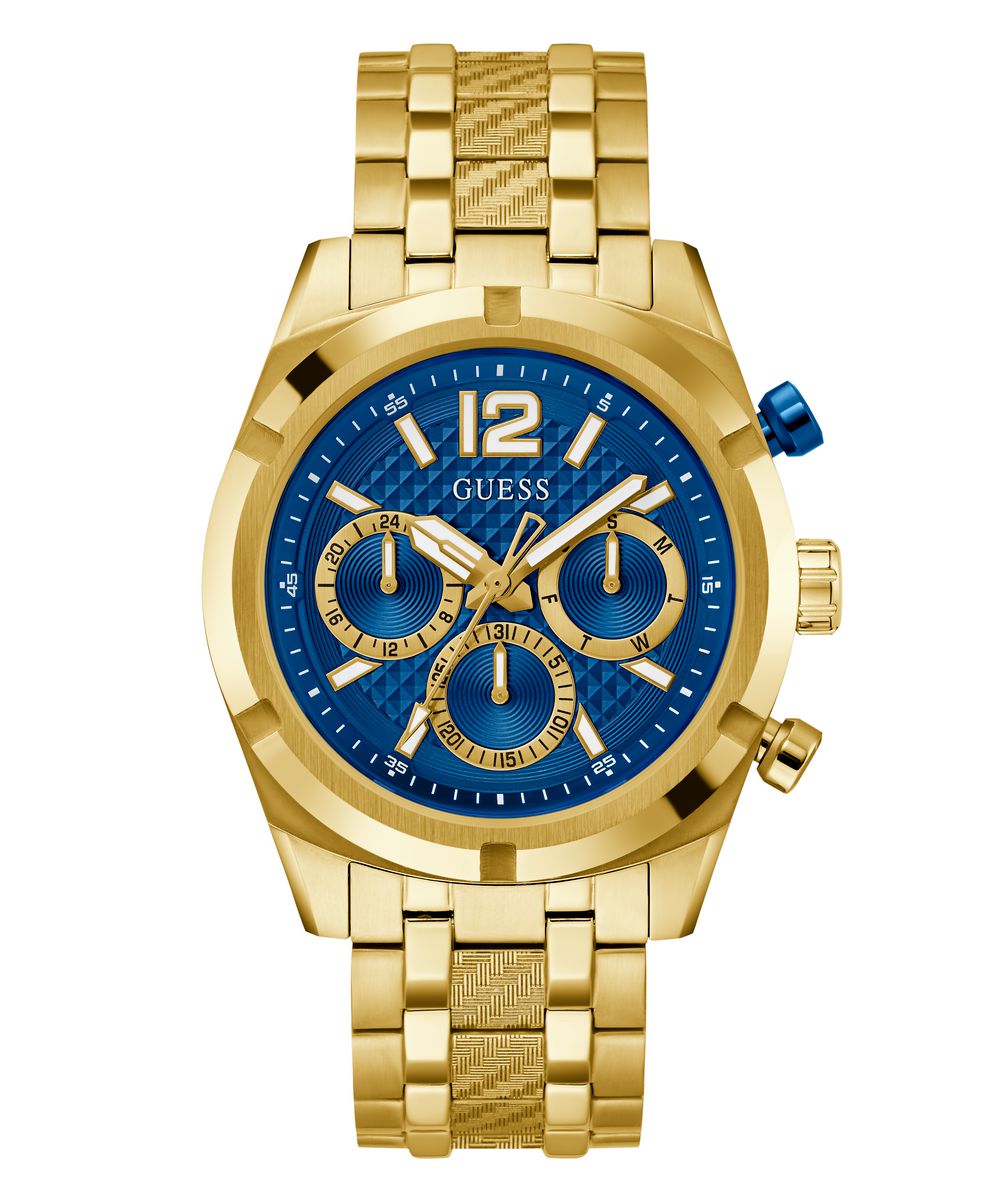 Resistance Mens Gold Tone Analog Watch - Guess?