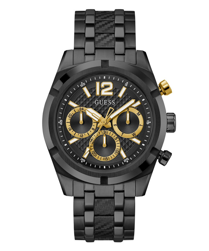 Resistance Mens Black Analog Watch - Guess?