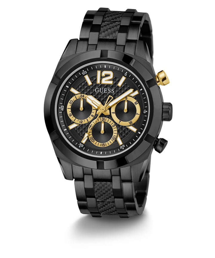 RESISTANCE MENS BLACK ANALOG WATCH