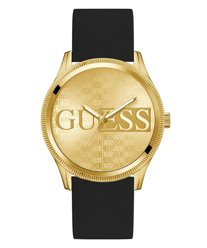 Reputation Mens Black Analog Watch - Guess?