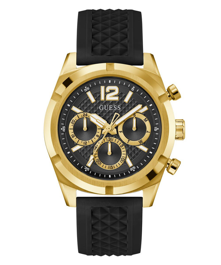 Resistance Mens Black Analog Watch - Guess?