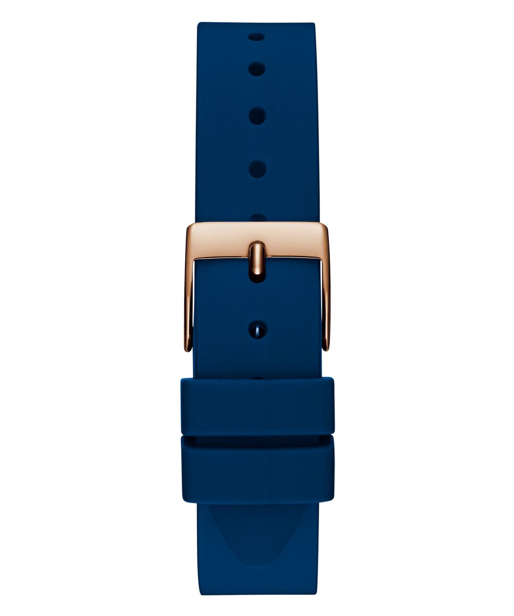 GLITZ PLAQUE LADIES BLUE ANALOG WATCH