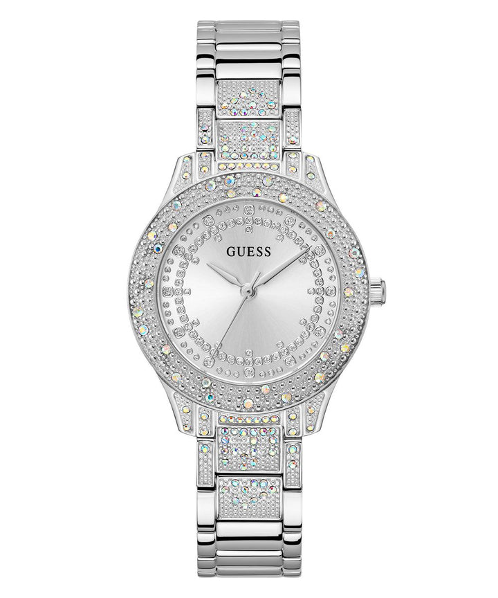 Shooting Star Ladies Silver Tone Analog Watch - Guess?