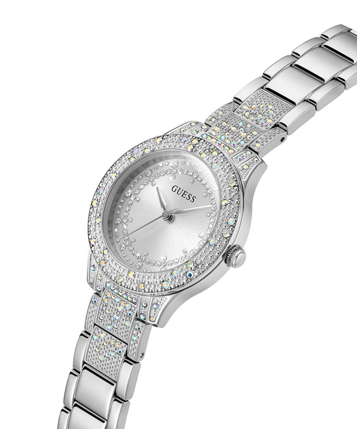 SHOOTING STAR LADIES SILVER TONE ANALOG WATCH