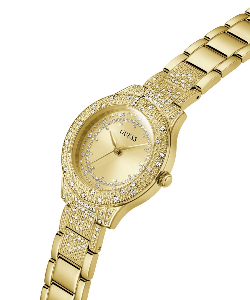 SHOOTING STAR LADIES GOLD TONE ANALOG WATCH