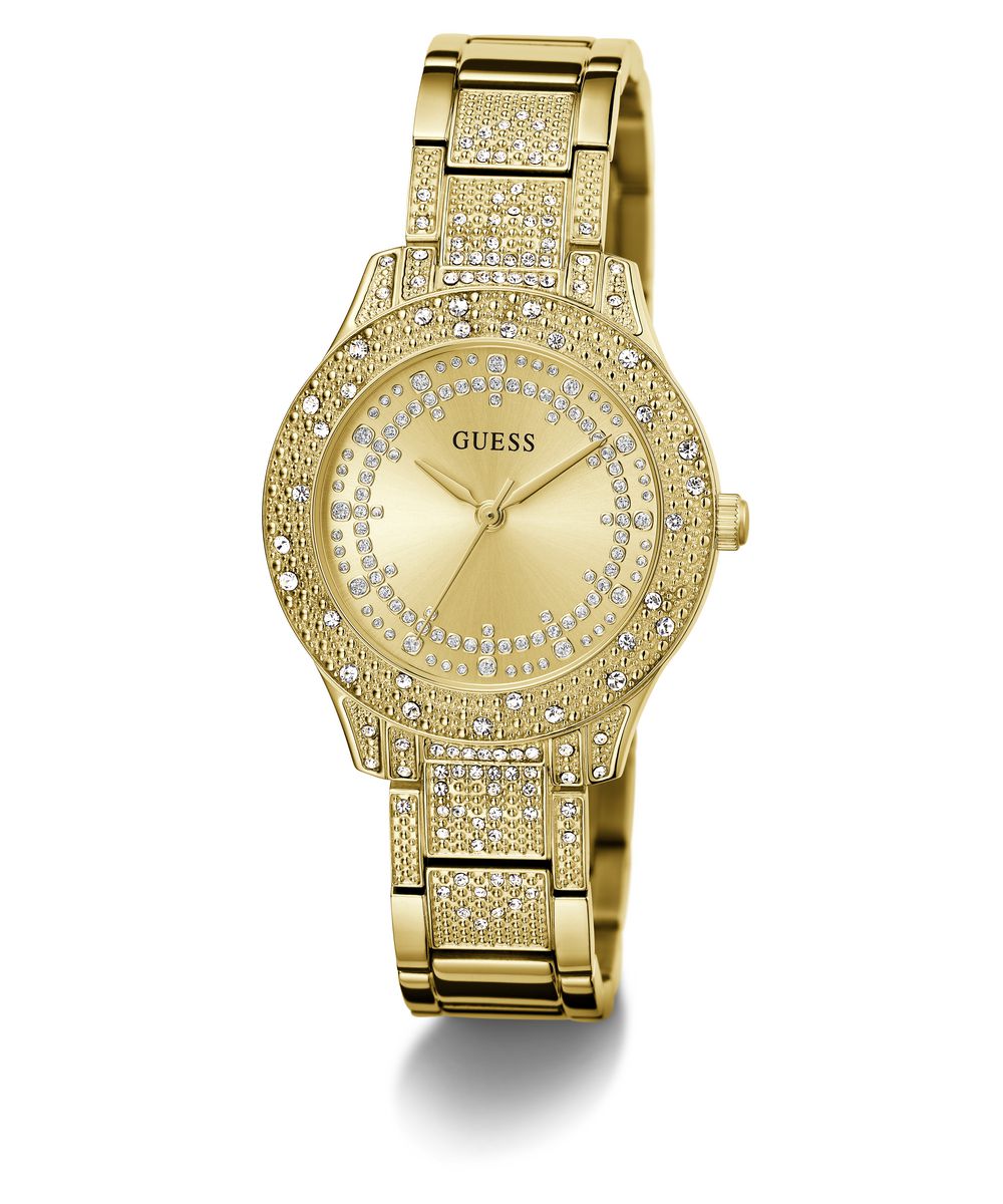 SHOOTING STAR LADIES GOLD TONE ANALOG WATCH