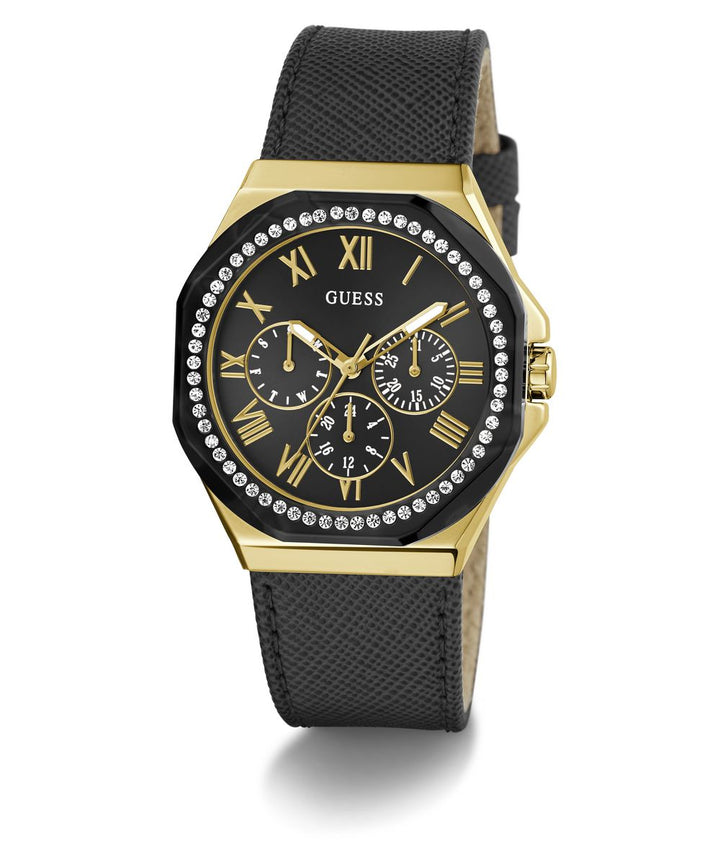 GLAZE LADIES BLACK ANALOG WATCH