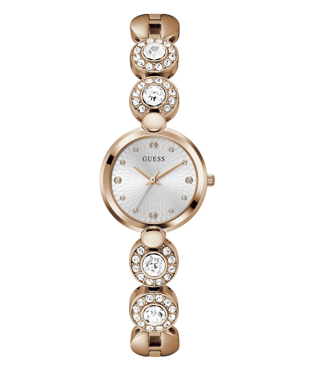 Stardom Ladies Rose Gold Tone Analog Watch - Guess?