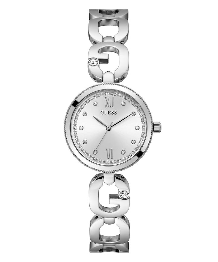 Empower Ladies Silver Tone Analog Watch - Guess?