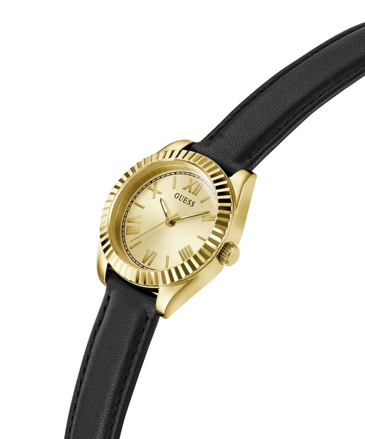 MINI LUNA LADIES BLACK ANALOG WATCH