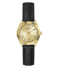 MINI LUNA LADIES BLACK ANALOG WATCH