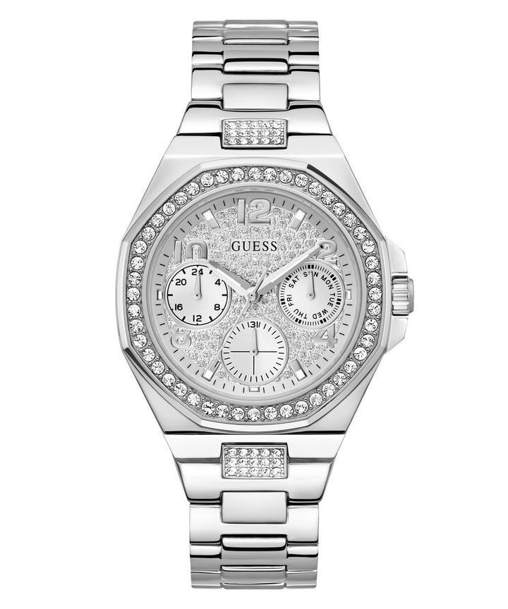 Lady Empire Ladies Silver Tone Analog Watch - Guess?