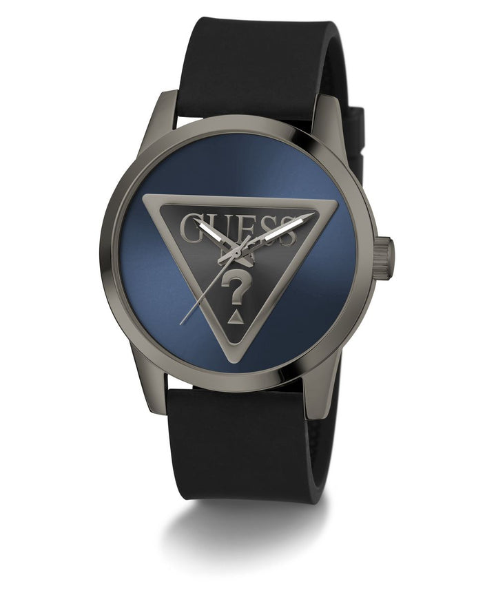 BADGE MENS BLACK ANALOG WATCH