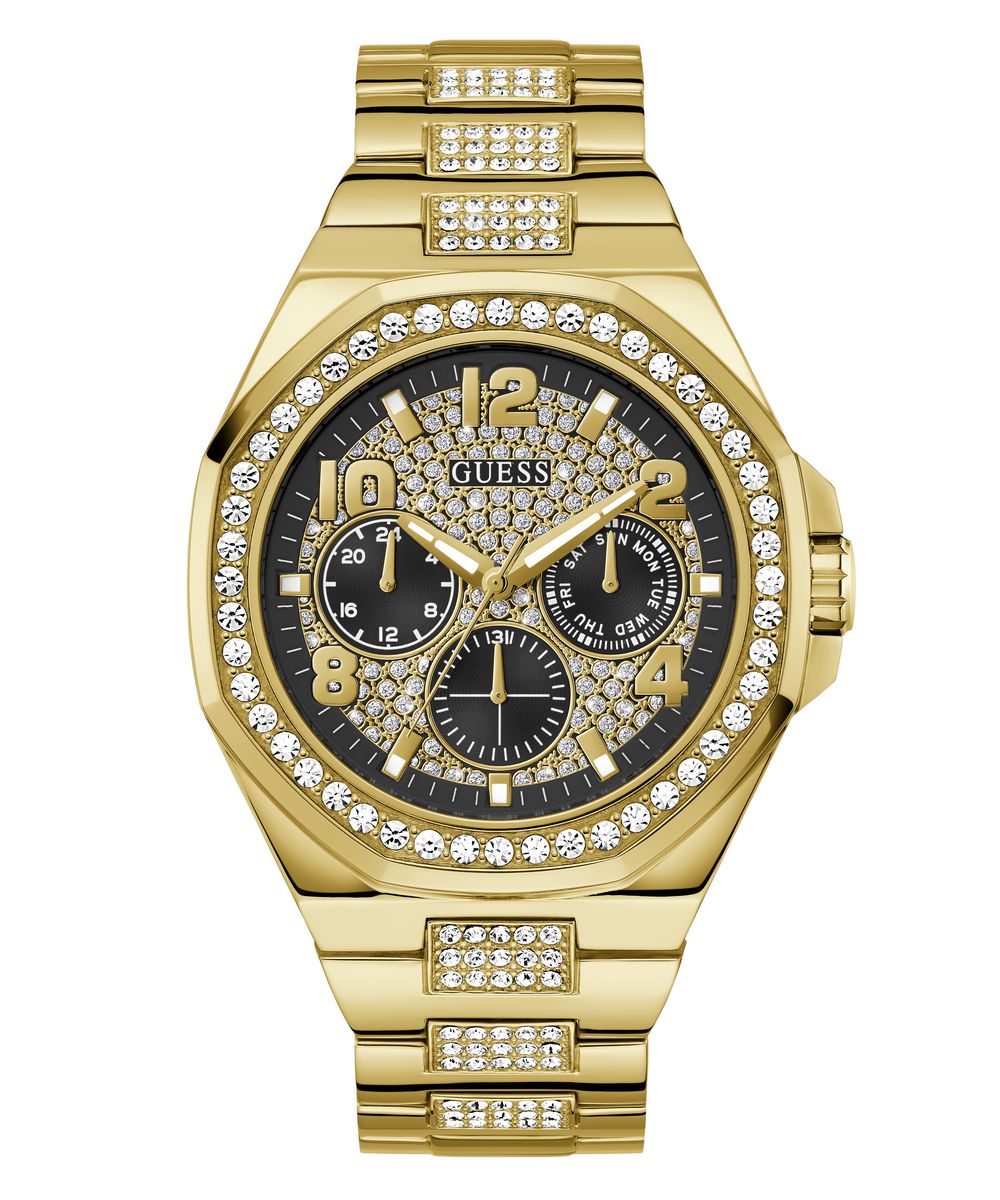 Empire Mens Gold Tone Analog Watch - Guess?