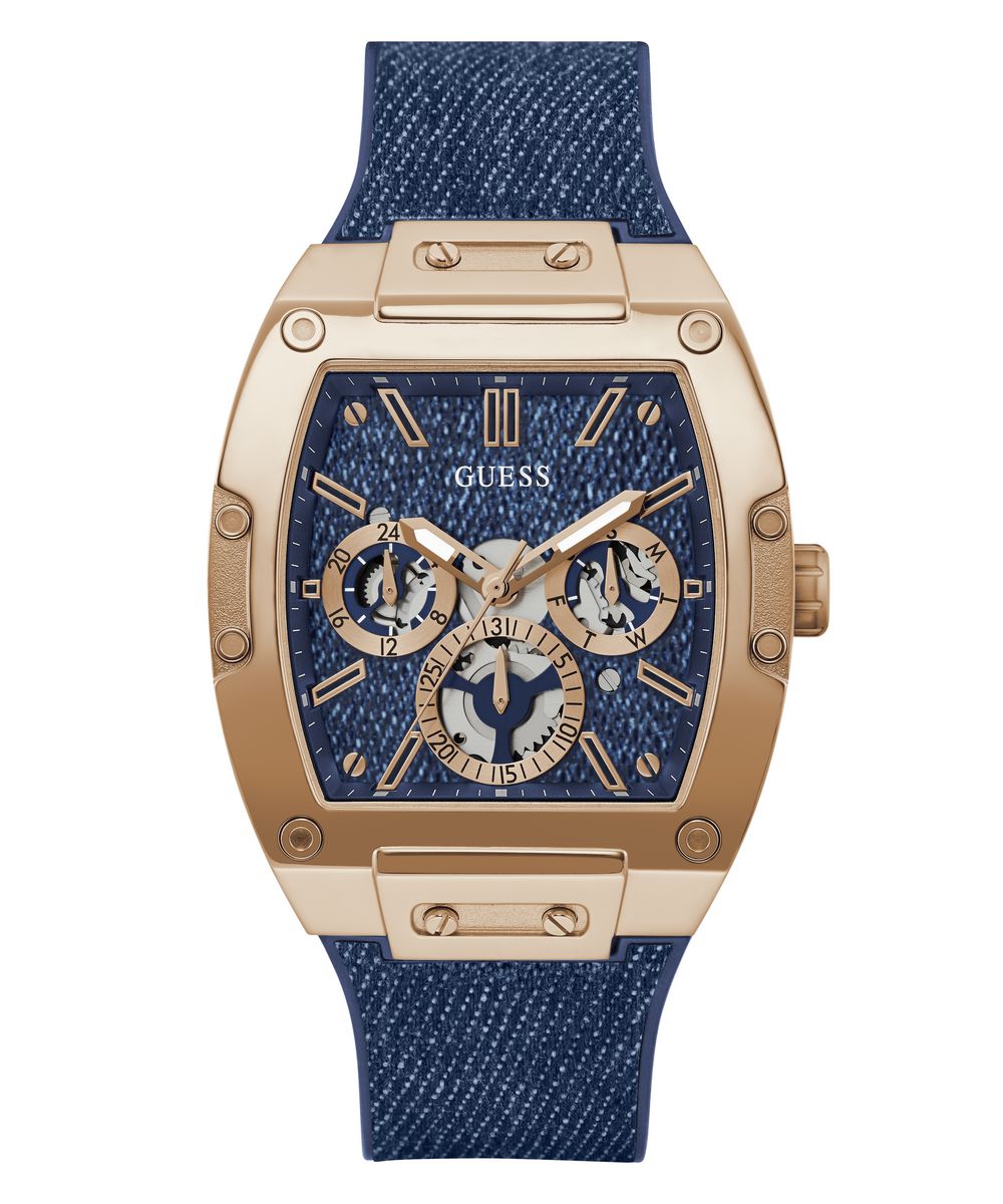 Phoenix Mens Blue Analog Watch - Guess?