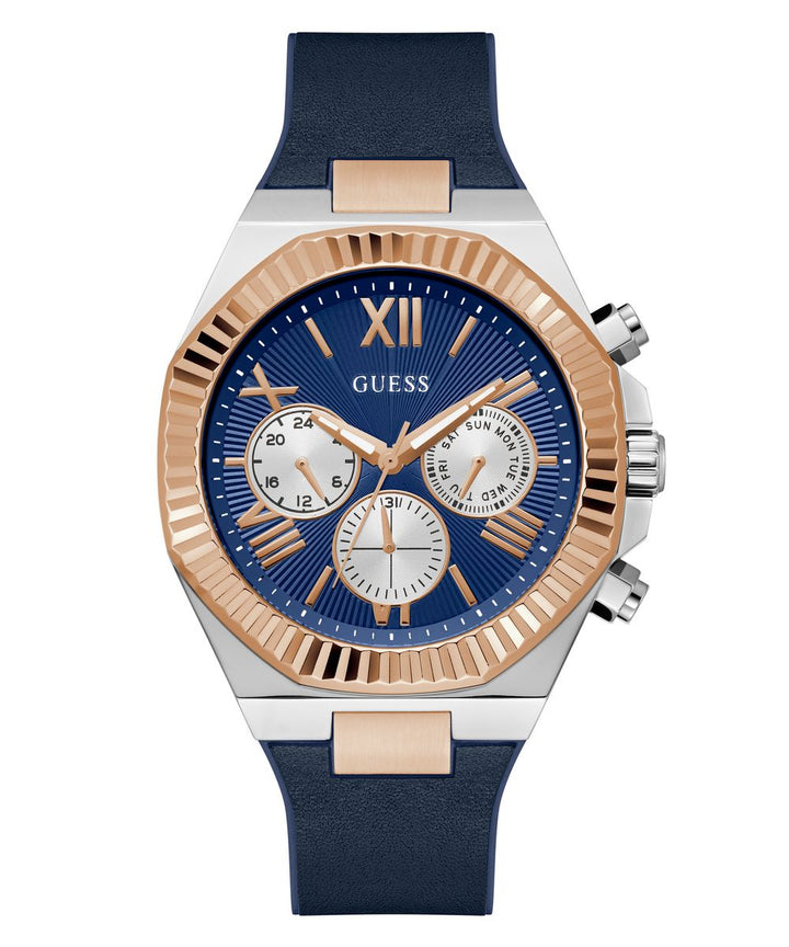 Equity Mens Blue Analog Watch - Guess?