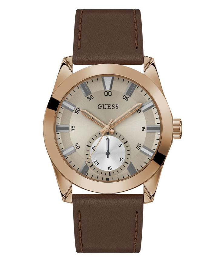 Greyson Mens Brown Analog Watch - Guess?