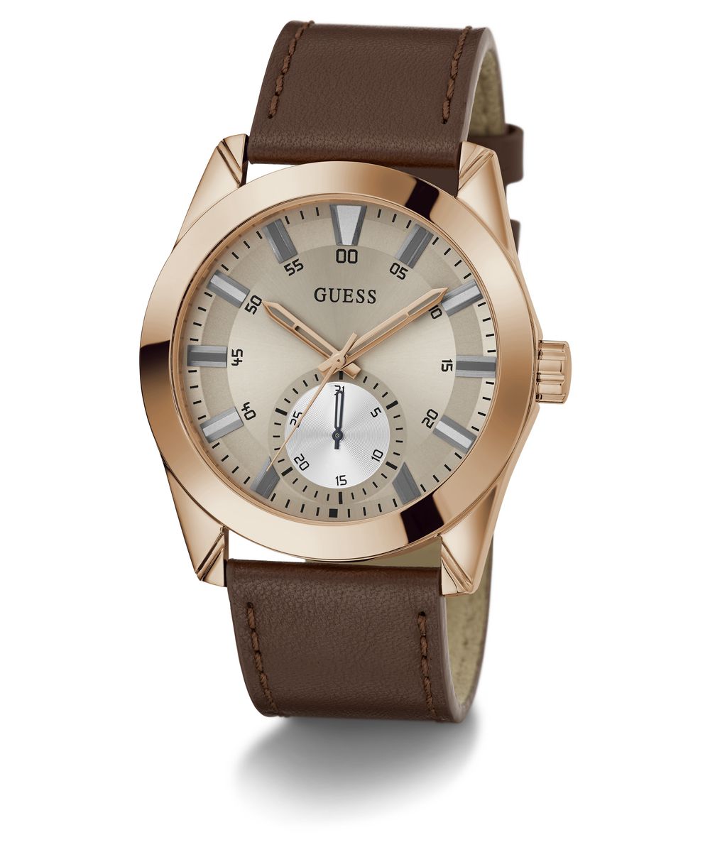 GREYSON MENS BROWN ANALOG WATCH