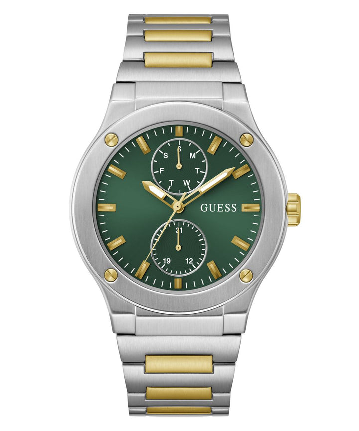 Jet Mens Silver Tone Analog Watch - Guess?