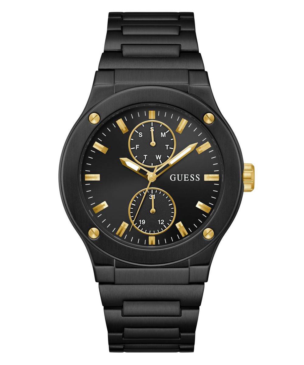 Jet Mens Black Analog Watch - Guess?