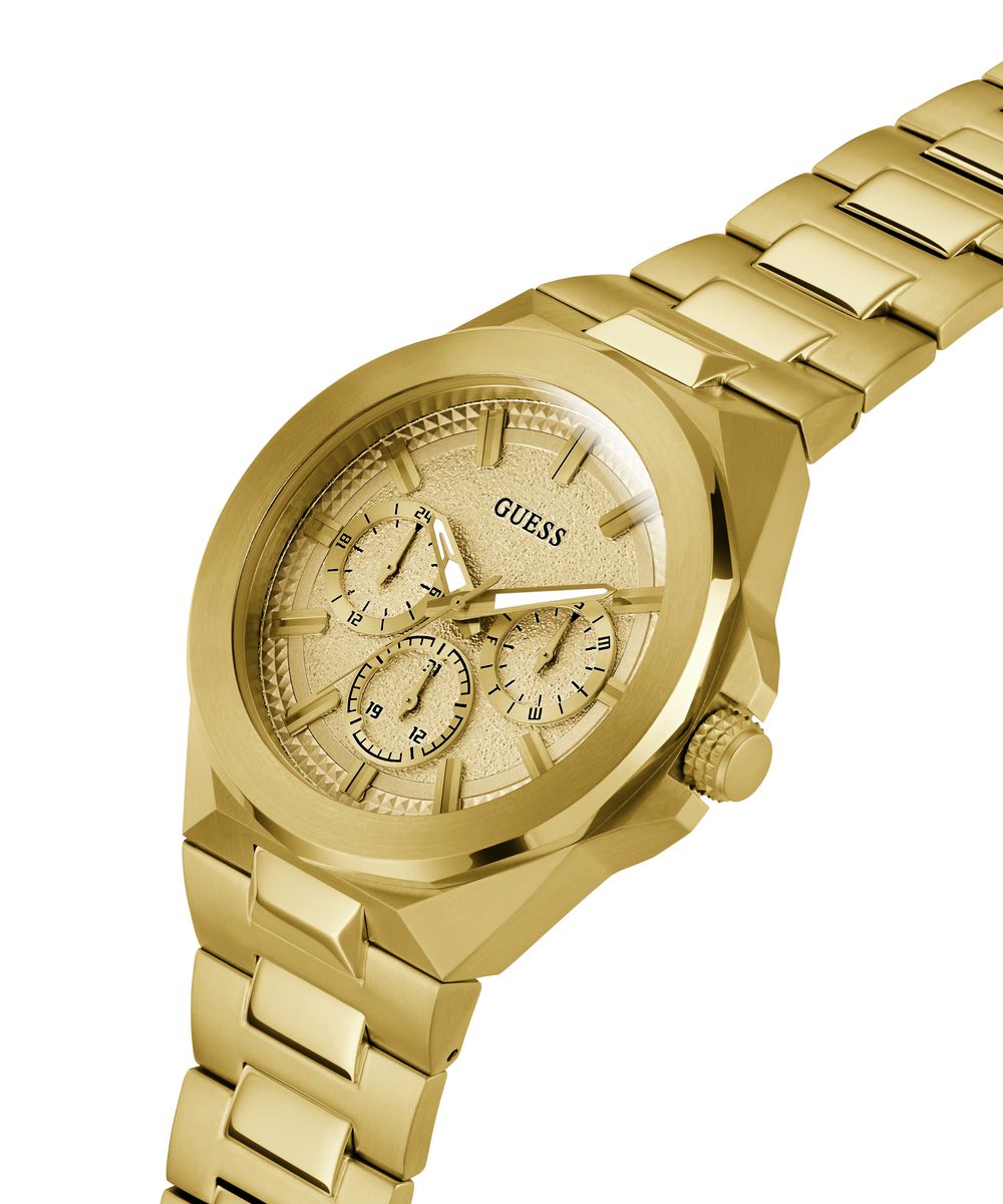 DASHBOARD MENS GOLD TONE ANALOG WATCH