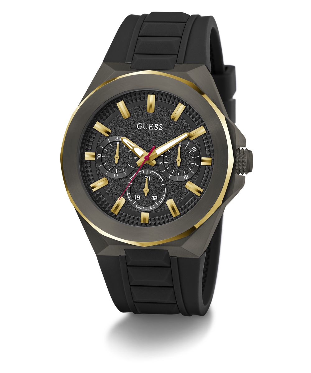 DASHBOARD MENS BLACK ANALOG WATCH