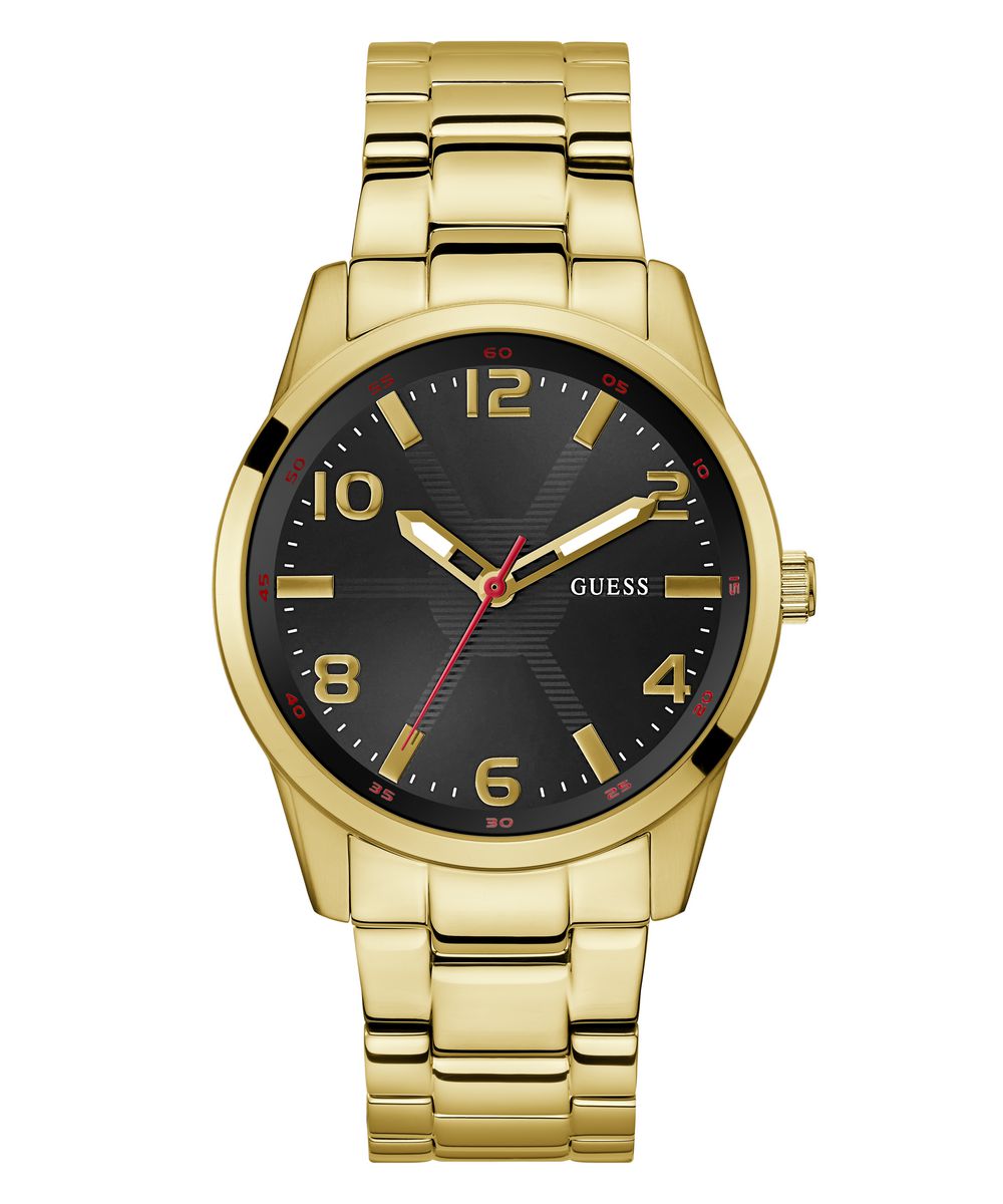 Monte Mens Gold Tone Analog Watch - Guess?