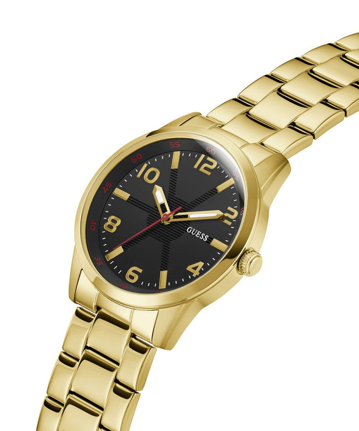 MONTE MENS GOLD TONE ANALOG WATCH