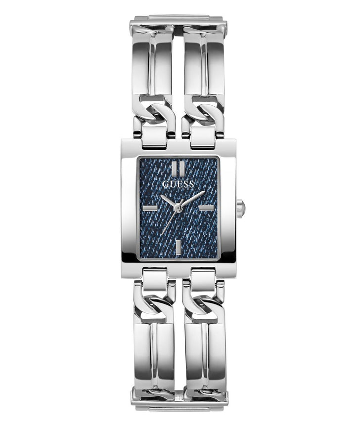 Mod Id Ladies Silver Tone Analog Watch - Guess?