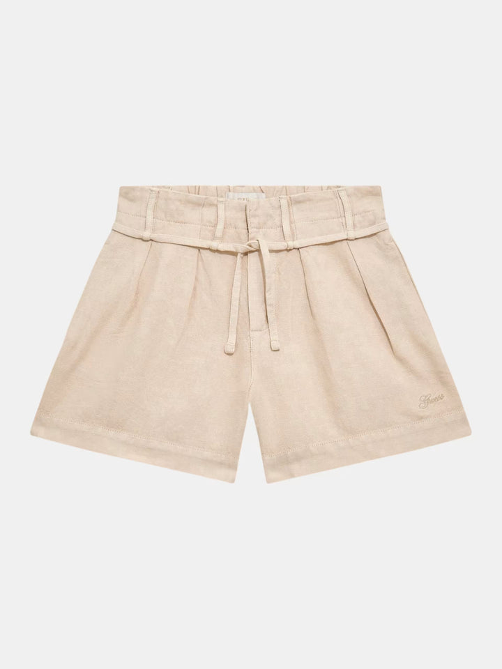 JUNIOR GIRL - LINEN BLEND SHORTS