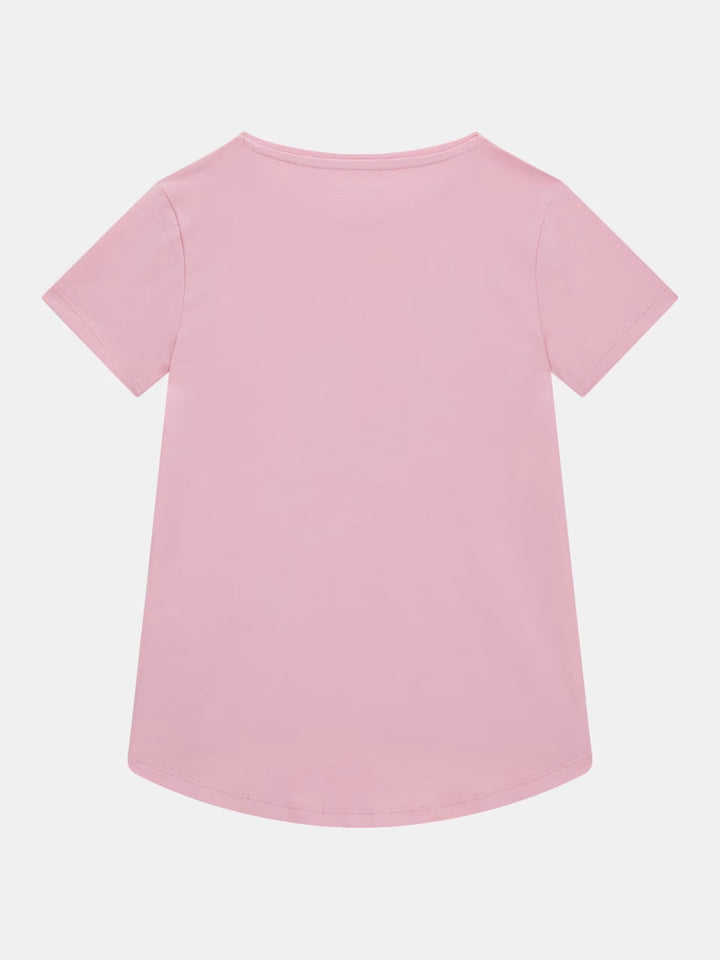 JUNIOR GIRL - TRIANGLE LOGO STRETCH T-SHIRT