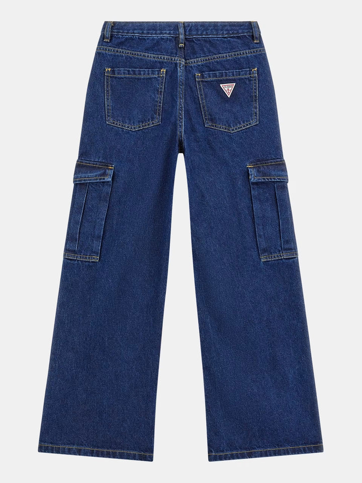 JUNIOR GIRL - CARGO DENIM PANT