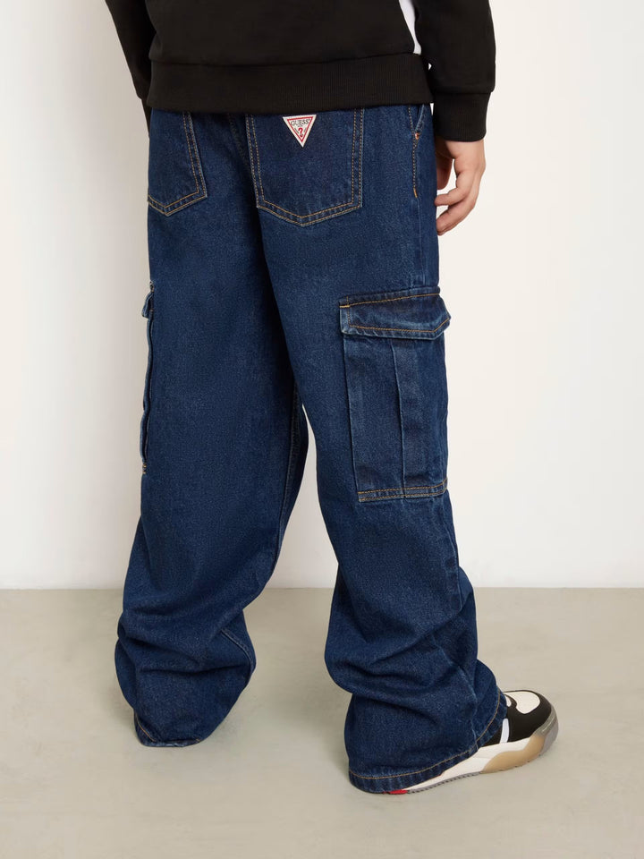 JUNIOR GIRL - CARGO DENIM PANT