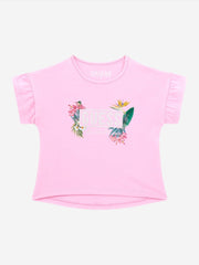 TODDLER GIRL - FRONT LOGO STRETCH T-SHIRT